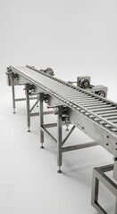 Stainless steel conveyor belt system