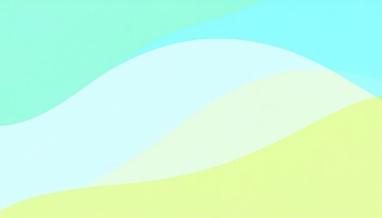 Obraz premium Flowing waves in soft colors abstract art digital illustration minimalist design aesthetic viewpoint