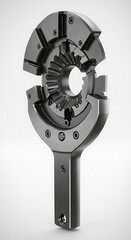 Obraz premium Industrial tool with complex gear assembly