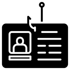 Fototapeta premium Identity Theft Icon