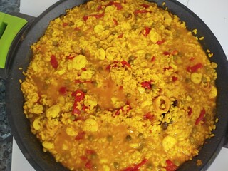 Paella de marisco 
