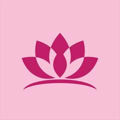 Beauty Vector lotus flowers design logo Template icon