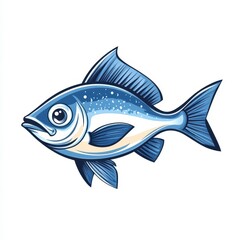 Brightly colored fish swimming gracefully in clear water with vibrant fins during a sunny day