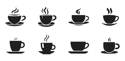 Minimalist Tea Cup Vector Illustration eps 10