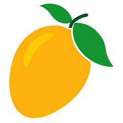 Mango colorful cartoon vector illustration