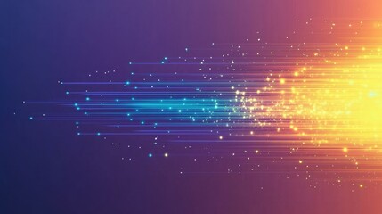 Digital glitch effect background with pixelated colors spanning thousands of hues creating a vibrant tech-inspired design