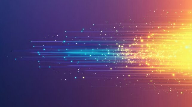 Digital glitch effect background with pixelated colors spanning thousands of hues creating a vibrant tech-inspired design