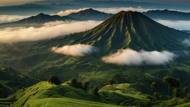 view of mount slamet
