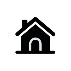 home icon on a white background