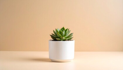 cactus in a pot on the wall
