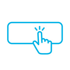 Obraz premium Simple switch button. Finger. Selection. Icons. Touch.