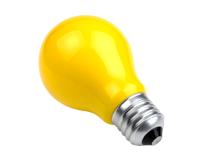 Glowing yellow light bulb on white.glow, bulb, light, cosy, efficiency, electricity, futuristic, glasses, idea, illuminated, illumination, indoor, innovation, inspiration, invention, lamp, lighting,