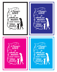 Global Day of Parents Calligraphy Quote