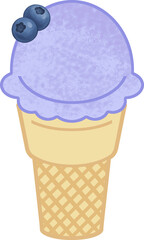 blueberry ice cream