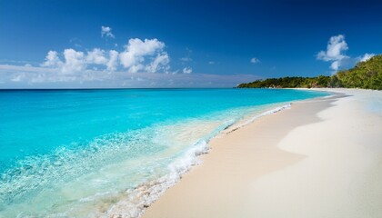 Obraz premium serene beach paradise with turquoise waters