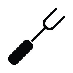 BBQ Fork icon design template