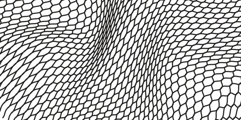Curved net pattern. Seamless design for sportswear or equipment like soccer goals, volleyball nets, basketball hoops, hockey nets, and athletic gea