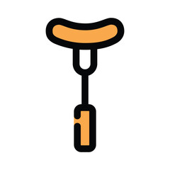BBQ Fork icon design template