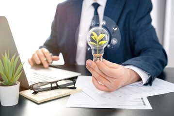 Ecology in business, energy crisis