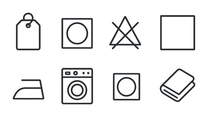 Laundry care symbols guide for clothing care and maintenance