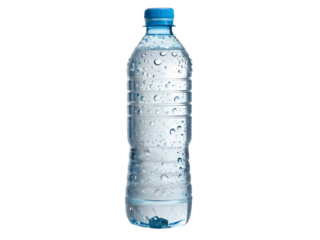 Plastic Bottle of Purified Drinking Water Isolated on transparent background, Isolated Png file, Cut-out, Isolate Png, No Background, Isolated object
