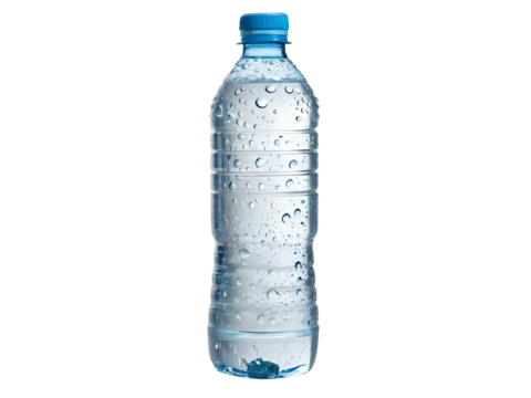 Plastic Bottle of Purified Drinking Water Isolated on transparent background, Isolated Png file, Cut-out, Isolate Png, No Background, Isolated object