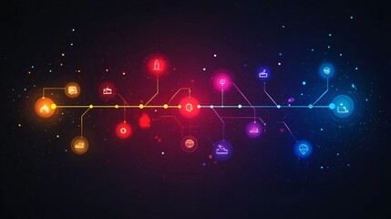 "infographic style vector showing timeline of project management, tasks, deadlines, milestones, colorful step-by-step layout