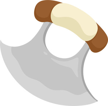 illustration ulu knife
