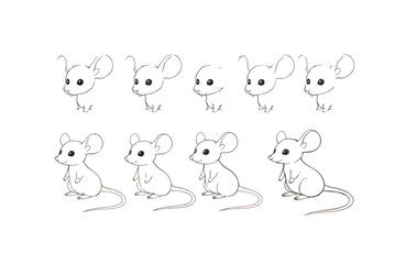 Step-by-Step Guide to Drawing Adorable Cartoon Mice Easy Tutorial for Beginners