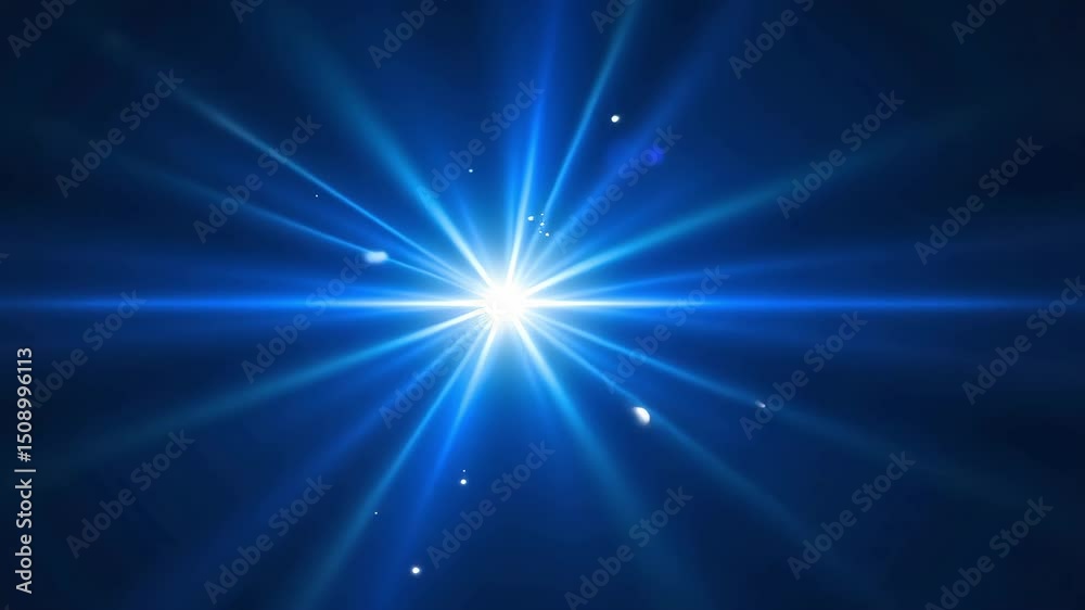 Poster bright star burst with dynamic light rays abstract background for design projects