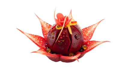 Exotic Edible Flower Presentation