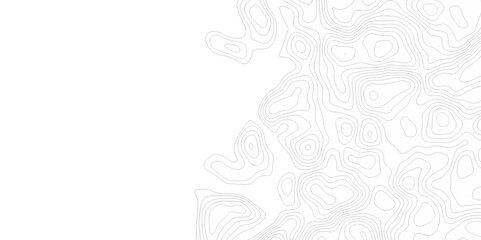 Minimal Lines Topographic contour lines grid map seamless pattern. Geographic mountain relief. Abstract lines background. Contour maps. illustration, Topo contour map design.