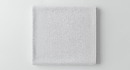 Fototapeta premium Blank white rectangular poster or paper