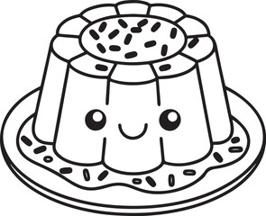 Cute Kawaii Desserts Coloring Pages – Adorable Sweet Treats, Fun & Easy Donut, Cake & Ice Cream Designs for Kids & Adults, Printable PDF