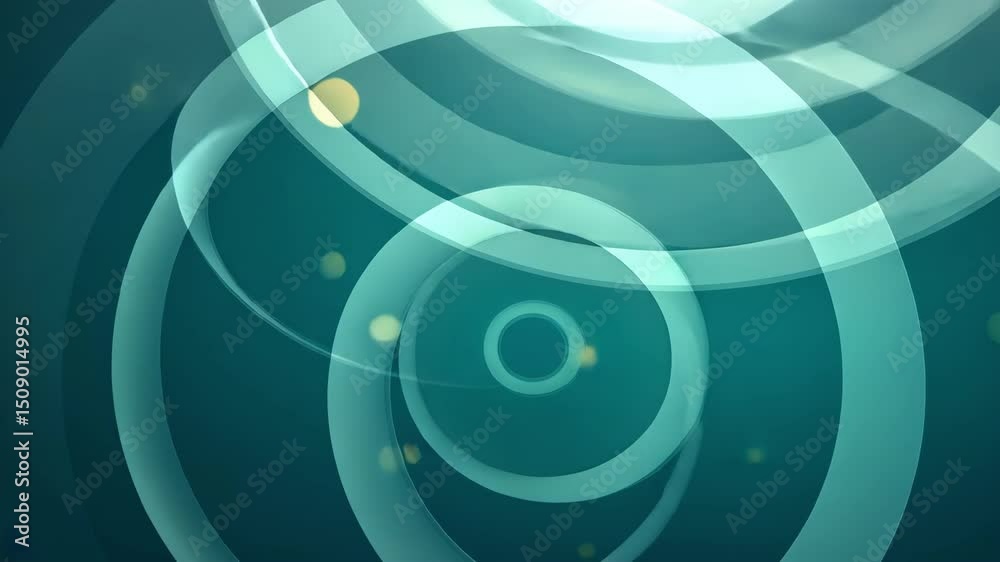 Poster abstract background with colorful circles and bokeh effect for modern design projects