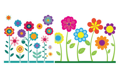 Luxury botanical background with trendy wildflowers and minimalist flowers for wall decoration or wedding.