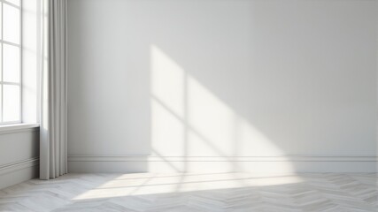 Obraz premium empty white room