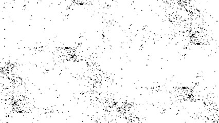 Grunge overlay layer. Abstract black and white vector background. Monochrome vintage surface with dirty pattern. 