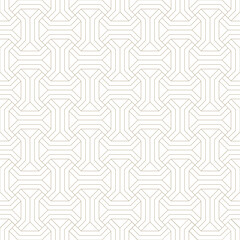 Vector seamless texture. Modern geometric pattern with hexagons.