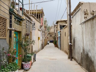 Obraz premium The streets view and cityscape of Yarkand city, Xinjiang, China