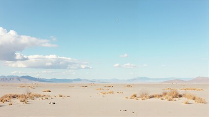 Naklejka premium sand dunes and clouds