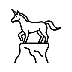 Unicorn  Magical Fantasy Animal Illustration