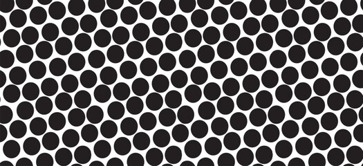 Black and white geometric pattern. Repeatable vector textured background.