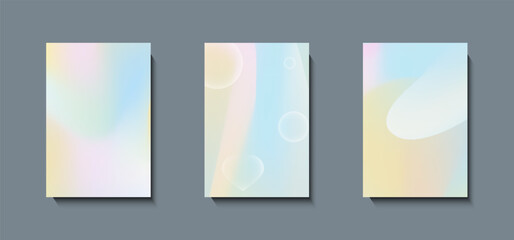 Fototapeta premium Vibrant gradient mesh creates an abstract liquid background with a smooth, blurred fluid design. customizable gradients are ideal for websites, social media, branding, and more.