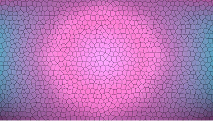 Colorful Mosaic Texture with Gradient Background.