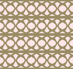Naklejka premium Geometric seamless pattern with octagons and triangles design