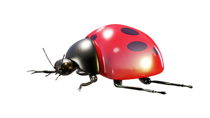ladybug 3D rendering