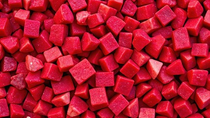  Red Cubes Close-Up