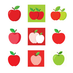 9 apple set icon, 