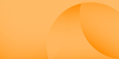 Abstract Orange Background with Geometric Circular Overlapping Patterns. modern trendy design in Vector Illustration